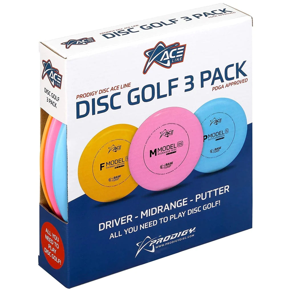 Prodigy ACE Line Disc Golf 3 Pack 
Starter Set